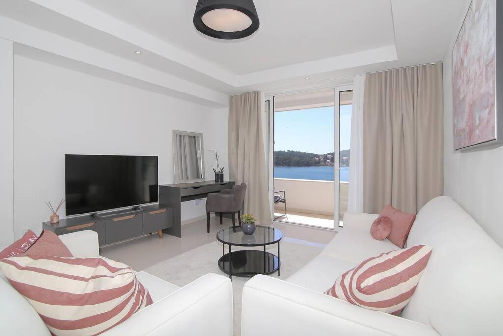 Seaside Apartment M Zaton 5 - Sea View & Parking Luaran gambar