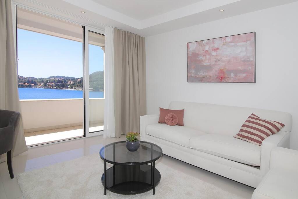 Seaside Apartment M Zaton 5 - Sea View & Parking Luaran gambar